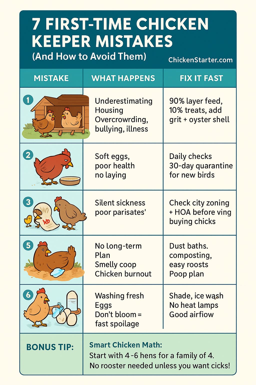 Picture of 7 Mistakes Every First-Time Chicken Keeper Makes: Avoid These Common ...