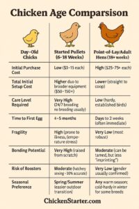 What’s The Best Age To Start Raising Chickens? (Chicks Vs Pullets Vs Hens)