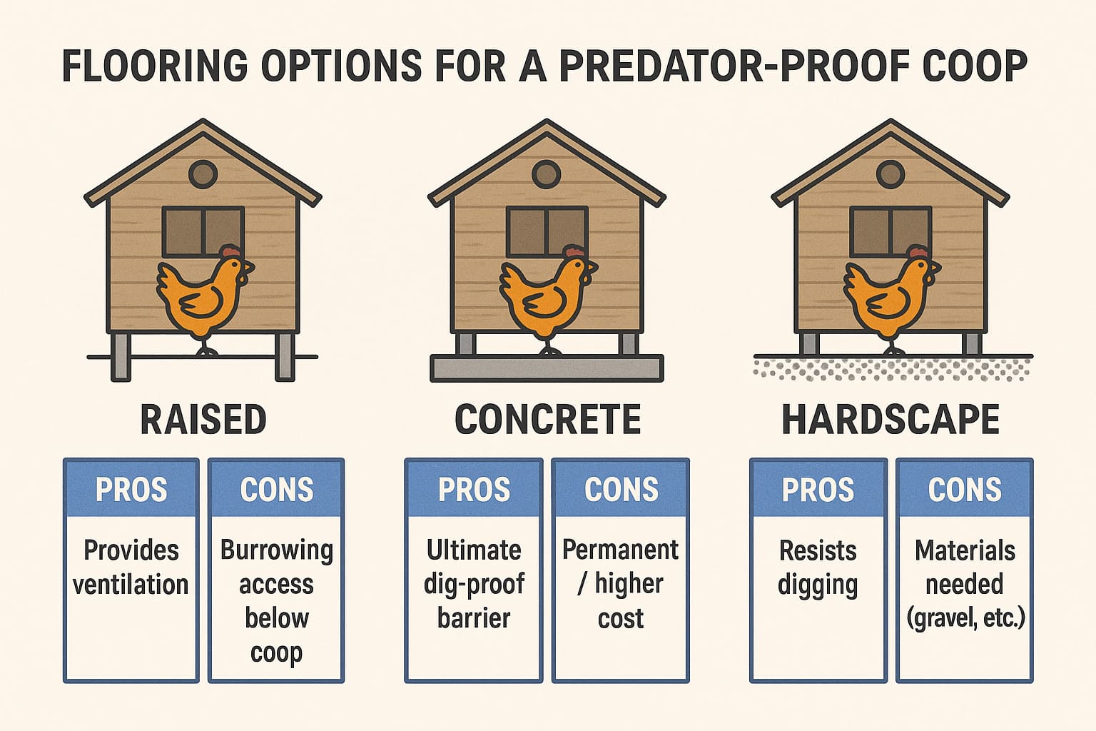 Predator Proof Predator-Proofing 101: Easy Fixes For A Safer Coop - ChickenStarter