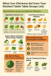 What Can Chickens Eat From Your Kitchen? (Safe Table Scraps List ...