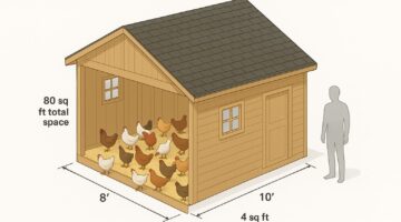 Chicken Coop Plans for 20 Chickens: Free DIY Designs & My Best Tips