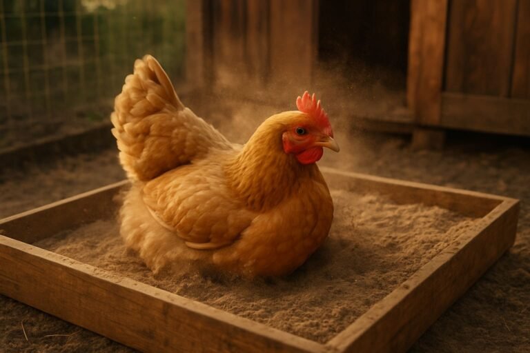 How to Create the Perfect Dust Bath Area for Natural Mite Prevention