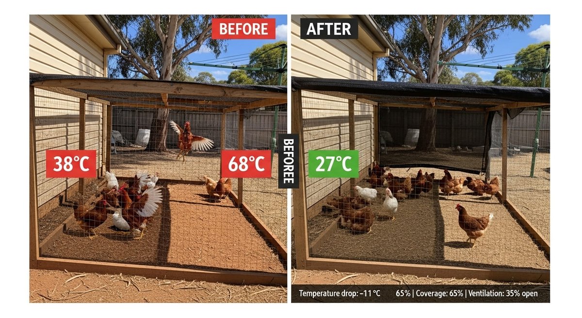 Best Shade Cloth for Chicken Runs Australia 2025 [Complete Guide]