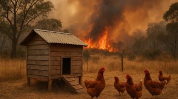 Bushfire Safety for Backyard Chickens: A Preparedness & Evacuation Plan
