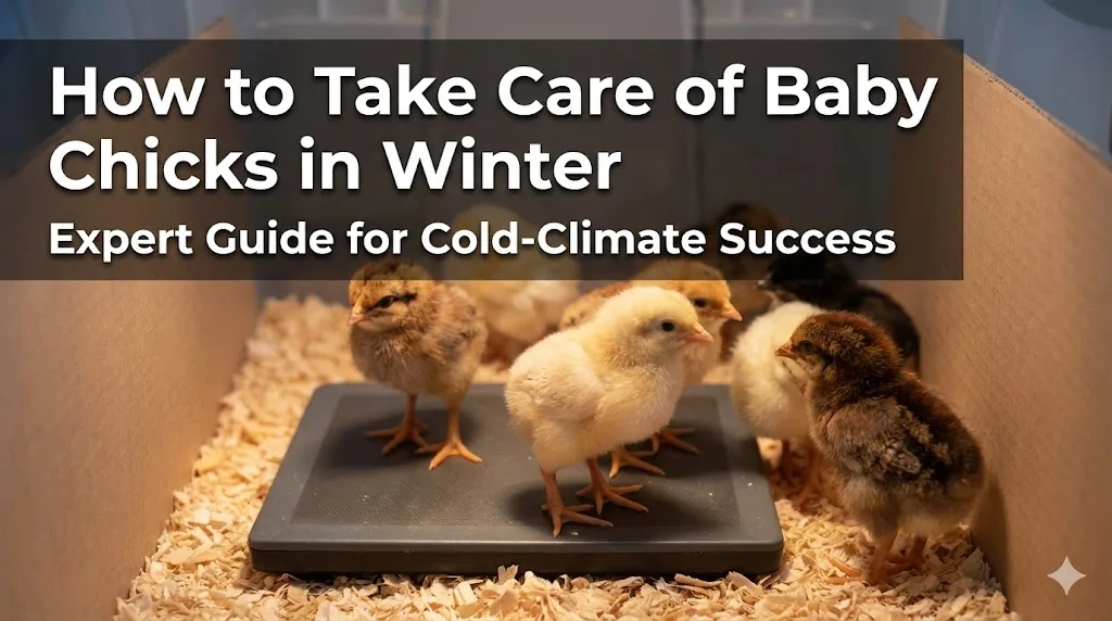 Image showcasing How To Take Care Of Baby Chicks & Adult Chickens In Winter?