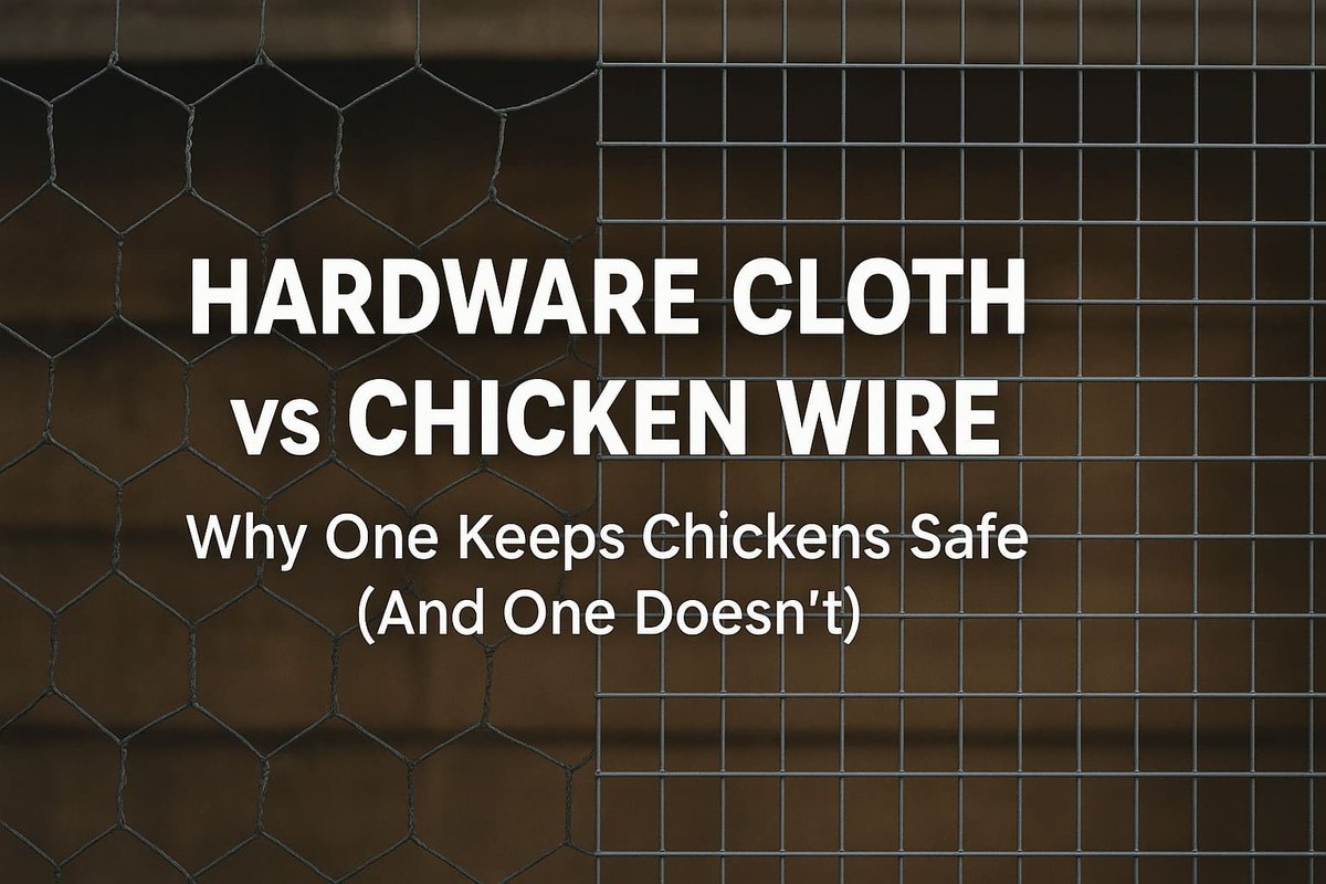 Hardware Cloth vs Chicken Wire: Don't Make This Mistake