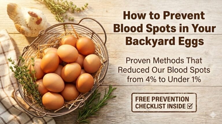 How to Prevent Blood Spots in Eggs