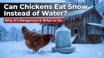 Can Chickens Eat Snow? Why It's Dangerous + What to Do