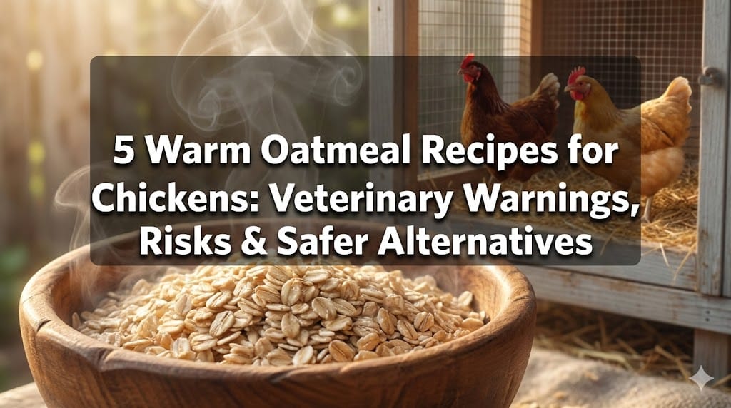 Oatmeal for Chickens: 5 Recipes + Vet Warnings & Safe Alternatives