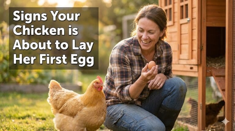 Signs Your Chicken is About to Lay Her First Egg: Chicken Behavior Before Laying First Egg Signs