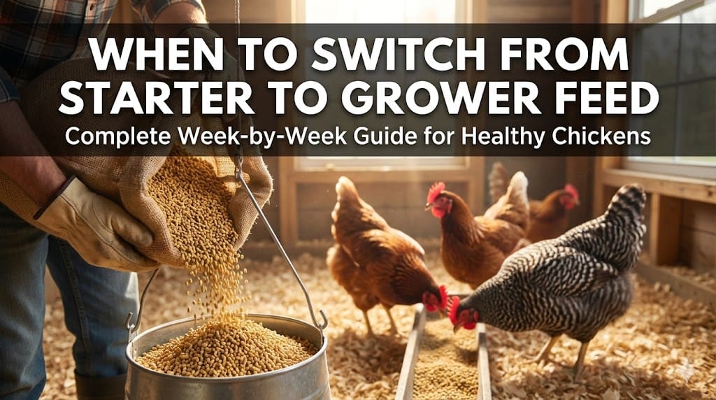 When to Switch From Starter to Grower Feed: Complete Week-by-Week Guide for Healthy Chickens