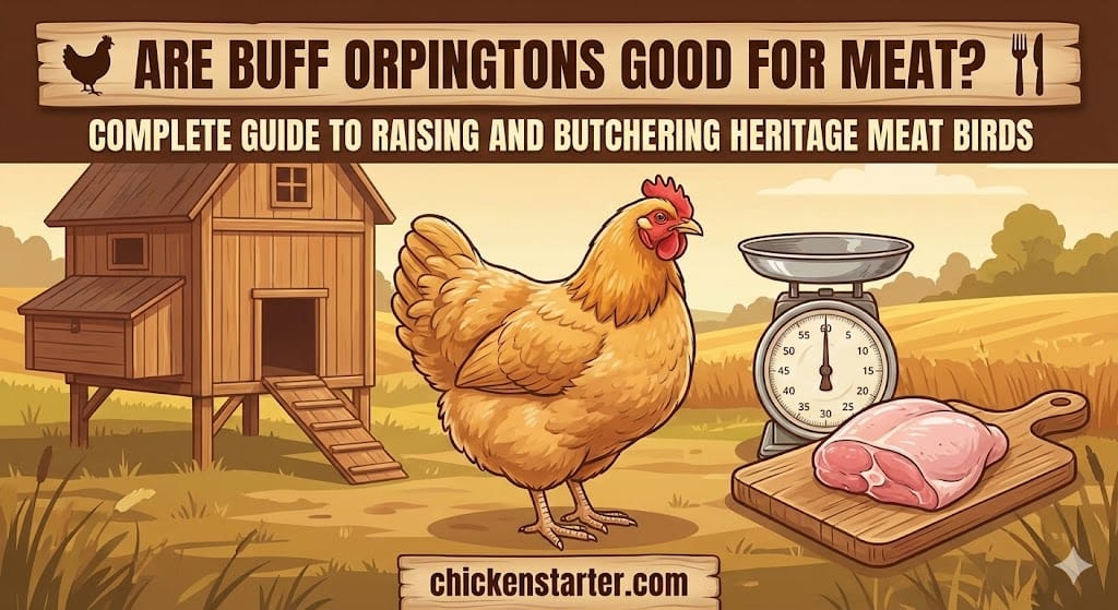Are Buff Orpingtons Good for Meat? Complete Guide to Raising and Butchering Heritage Meat Birds