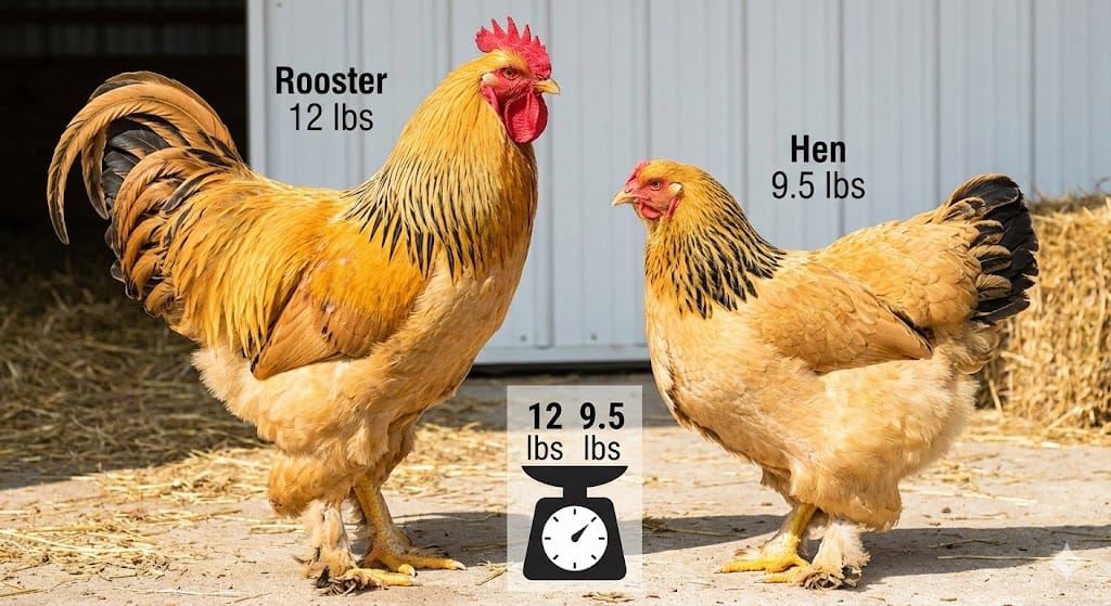 Buff Brahma Rooster vs Hen: How to Tell Them Apart