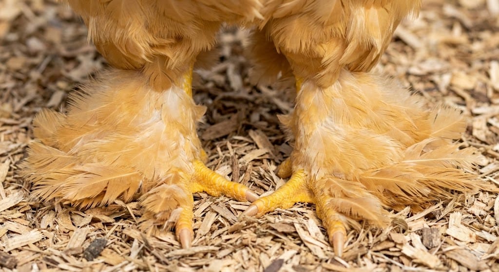 Foot Care for Buff Brahma Roosters