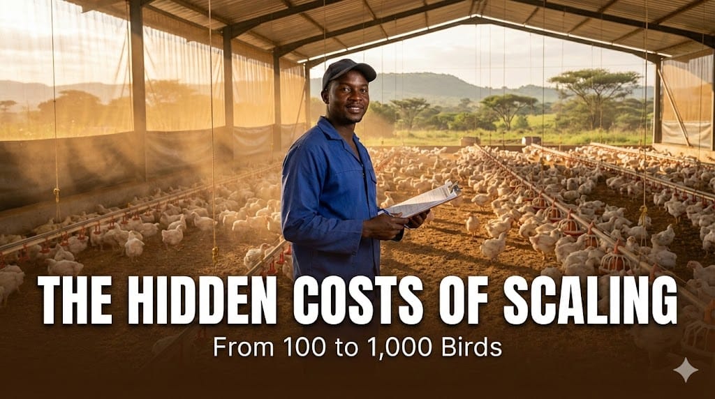 Scaling from 100 to 1000 Broilers