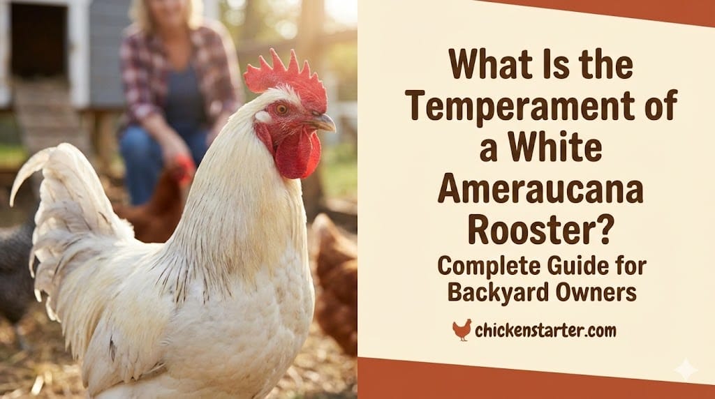 Learn about Ameraucana rooster temperament including white, blue & black varieties. Real owner experience on noise, aggression, and raising friendly roosters.