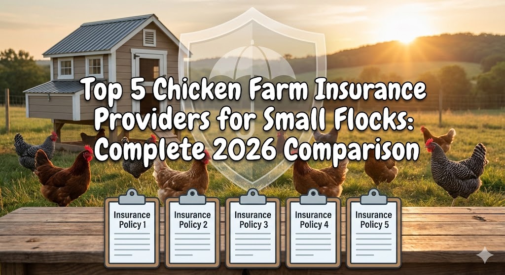 Top 5 Chicken Farm Insurance Providers for Small Flocks: Complete 2026 Comparison