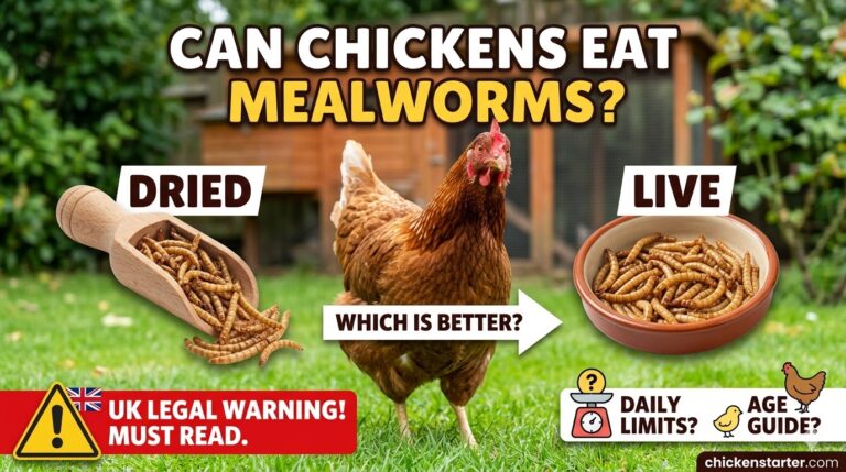 Can Chickens Eat Mealworms? Dried vs. Live, Daily Limits, Age Guide and the UK Legal Warning