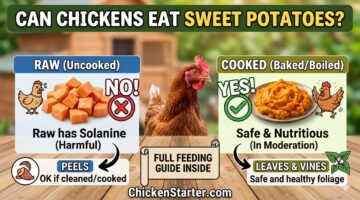 Can Chickens Eat Sweet Potatoes? Raw vs. Cooked, Peels, Leaves and Feeding Guide