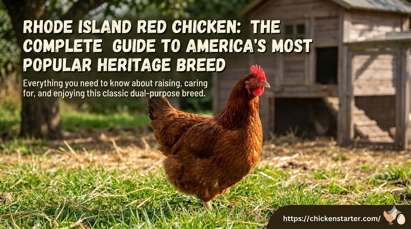 Rhode Island Red Chicken: The Complete Guide to America's Most Popular Heritage Breed