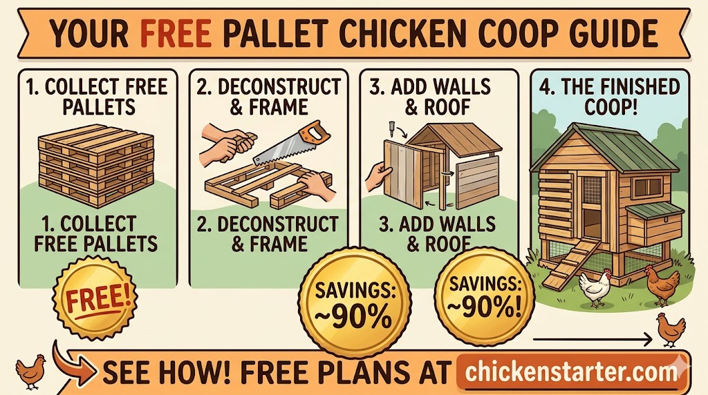 Pallet Chicken Coop: How to Build One for Almost Free