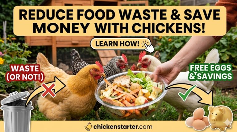 How Backyard Chickens Help Reduce Your Food Waste (And Save You Money)