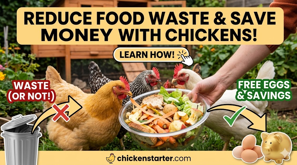 How Backyard Chickens Help Reduce Your Food Waste (And Save You Money)
