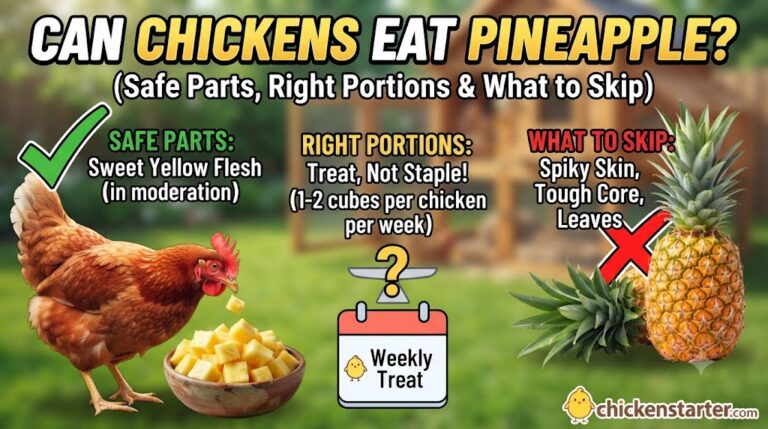 Can Chickens Eat Pineapple? Safe Parts, Right Portions, and What to Skip