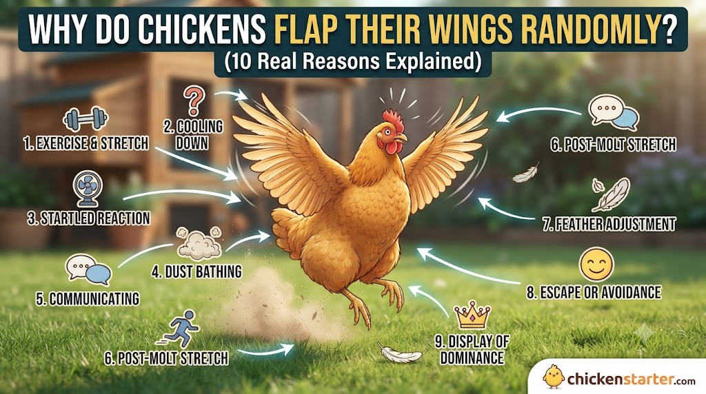 Why Do Chickens Flap Their Wings Randomly? 10 Real Reasons Explained